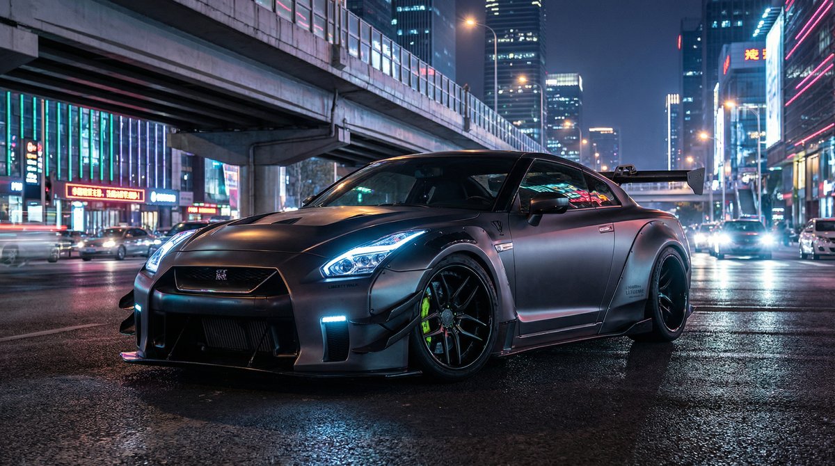 茄子视频汽车解说视频 - GT-R宽体改装